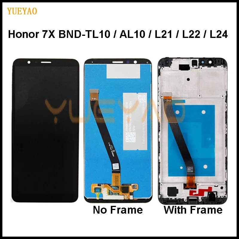 ЖК дисплей для Huawei Honor 7X дигитайзер сенсорного экрана в сборе сменный экран BND