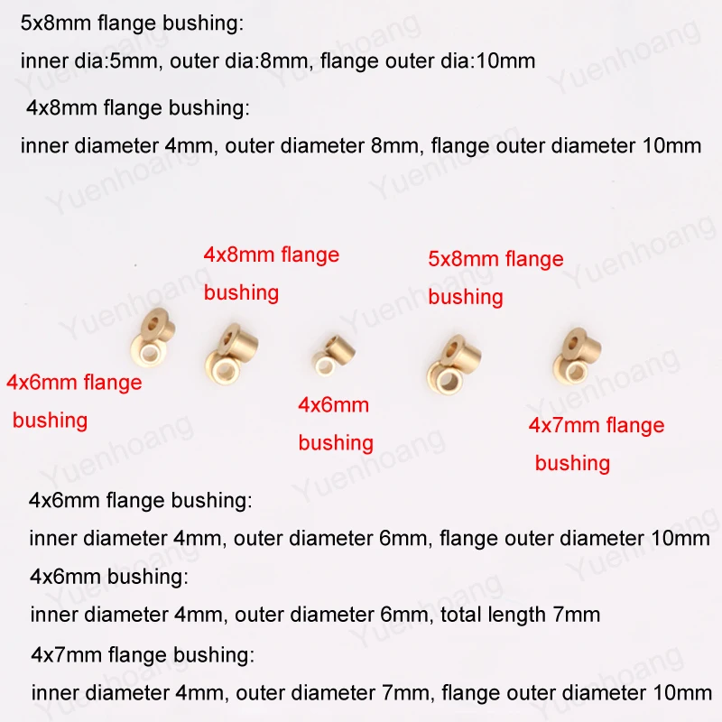10 шт медная втулка для вала 4 м