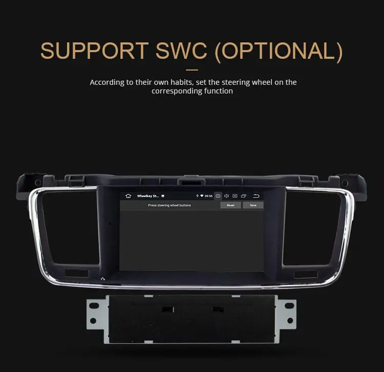LJDA Android 9,0 автомобильный dvd-плеер для PEUGEOT 508 2011- gps навигация 1 Din автомагнитола 4G+ 64G стерео Мультимедиа DSP wifi Аудио