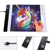 a4a5 size 3 level dimmable led light board pad diamond painting accessories diamond embroidery tool drawing graphic tablet box