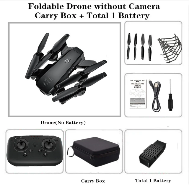 Black NO Cam 1B Bag 4K L103 радиоуправляемые вертолеты камера Wifi Fpv Дрон Gps Дрон удержание высоты 2,4g оптическое положение потока Дрон камера радиоуправляемые игрушки для детей - Цвет: Black NO Cam 1B Bag