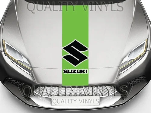 

For HOOD RACING STRIPES GRAPHIC DECAL IGNIS SWIFT VITARA JIMMY ALTO