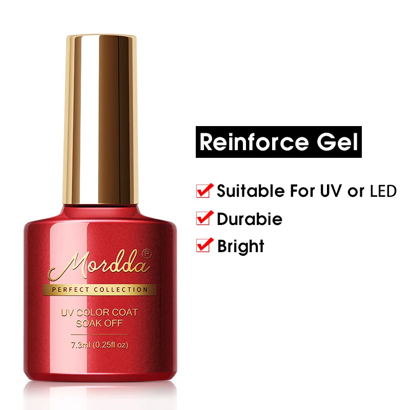 Reinforce Gel MORDDA Гель-лак для ногтей УФ светодиодный лак для ногтей для маникюра 120 цветов длительного действия Гель-лак Гибридный для маникюра Инструменты - Цвет: Reinforce Gel