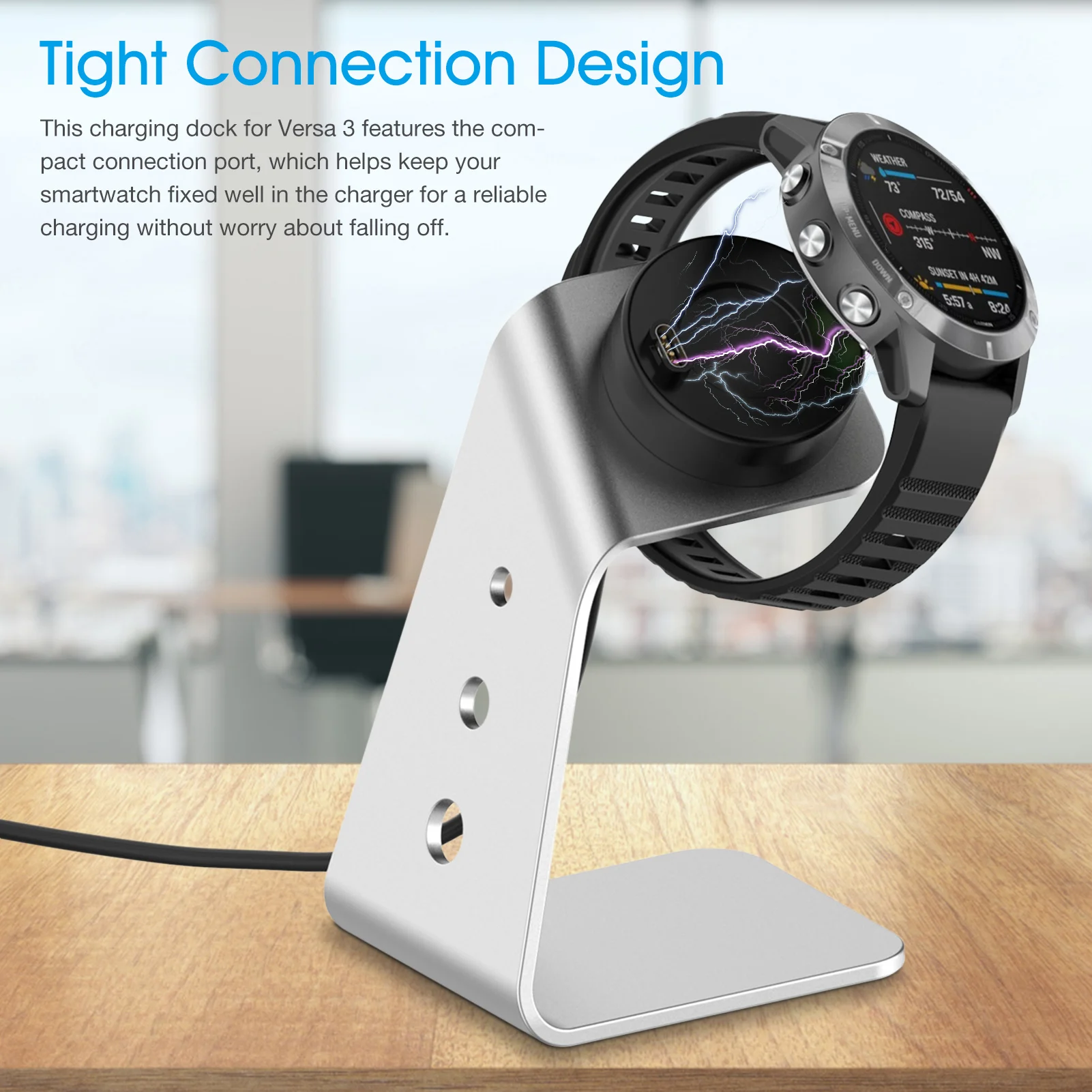 

Charger Dock Charging Cable Dock Station For Garmin Smart Watch Magnetic Suction Wireless Charger Adapter
