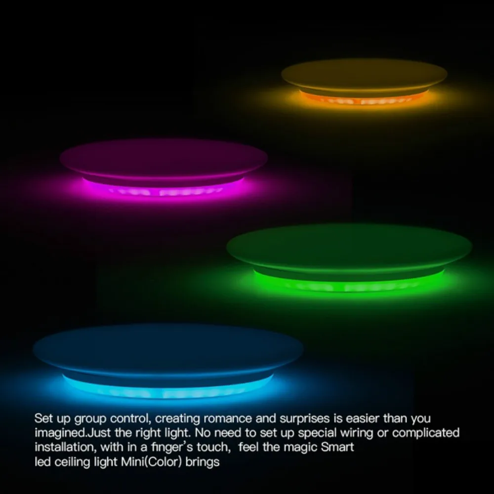 

LED Modern Smart Ceiling Light WiFi APP Intelligent Control Ceiling lamp RGB Dimming 36W Music-Light 200-240V