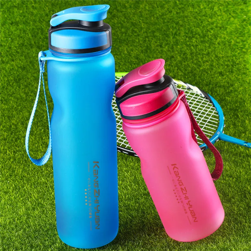 

Riding Bottle 1L Space Capacity Cup Frosted Bicycle Cup Portable Water Sports Travel Outdoor Plastic Bottle Bottle Fitness Water