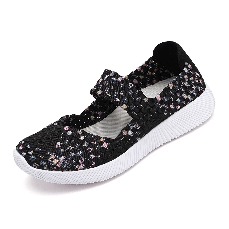 Г.; nuevas zapatillas de deporte de moda para mujer; zapatos casuales; zapatos de verano de malla para mujer; zapatillas transp - Цвет: 1915Black color