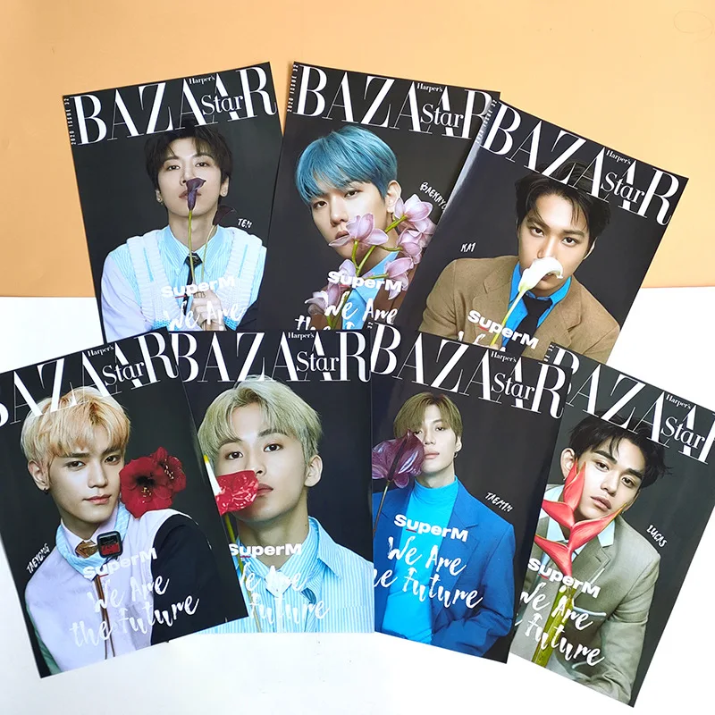 KPOP SuperM BAZAAR настенные баннеры стикеры плакат карта JOPPING KAI LUCAS TAEMIN TAEYONG BAEKHYUN TEN MARK