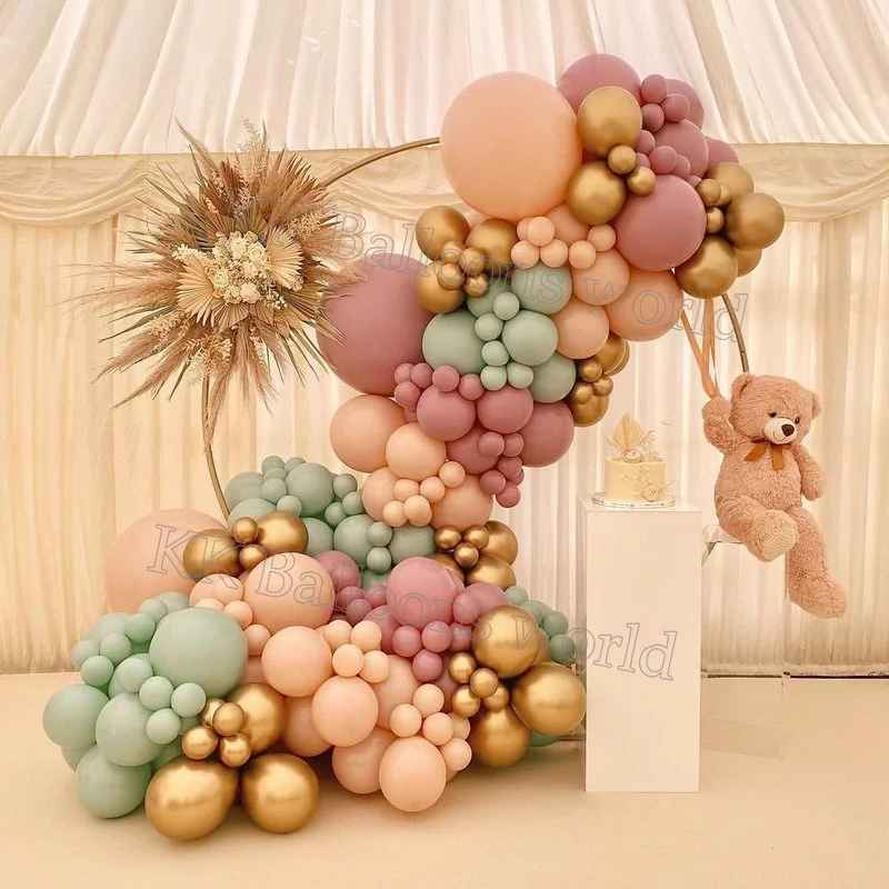 

213pcs Macaron Baby Shower Proposal Ceremony Birthday Balloon Garland DIY Memorial Day Party Arch Background Celebration Decor