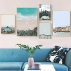 Плакат в скандинавском стиле Nature пейзаж из путешествия холст стены Искусство Плакат скандинавский принт живопись пляж Искусство Современный домашний декор