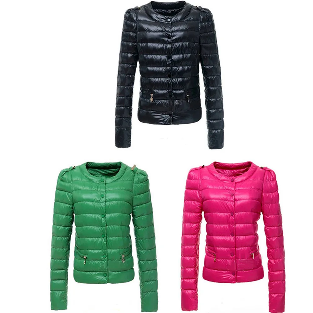 

New Hot Fashion Womens Winter Warm Candy Color Thin Slim Down Coat Jacket Overcoat Parka