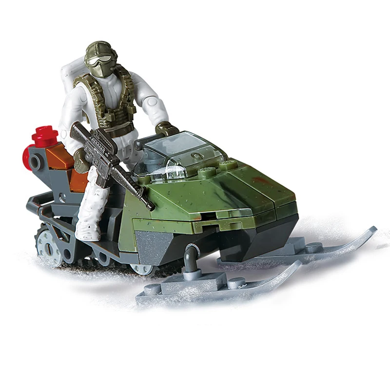 Конструктор Военная серия спецназ солдаты экшн фигурки Модель MOC набор блоков