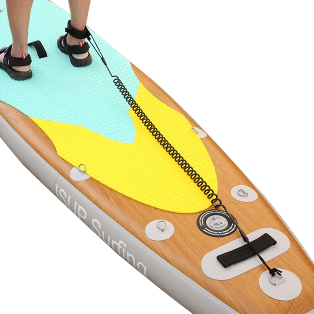 

3 Meter/10 Feet Surfing Ankle Leash Coiled Stand Up Paddle Board Paddle boarding Surfboard Leash Leg Rope