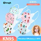 Elough FFP2 маски для детей FFP 2 3D CE Mascarilla FPP2 Homologada Infantil KN95 мультяшный принт FFFP2 детская маска