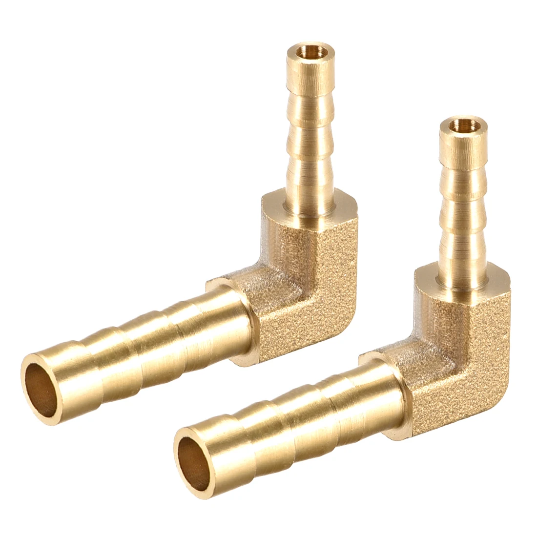 

uxcell 2pcs 6mm To 4mm Barb Brass Hose Fitting 90 Degree Elbow Pipe Connector Coupler Tubing Adapter for air, water, fuel