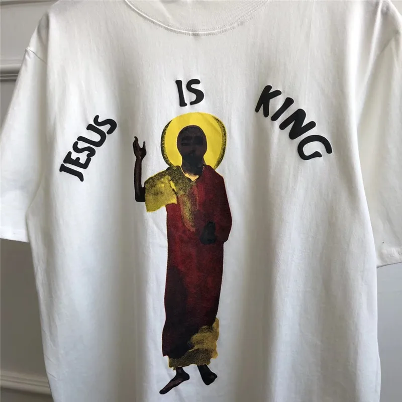 Эксклюзивная футболка Chicago Jesus Is King Sunday Service для мужчин женщин высокое качество