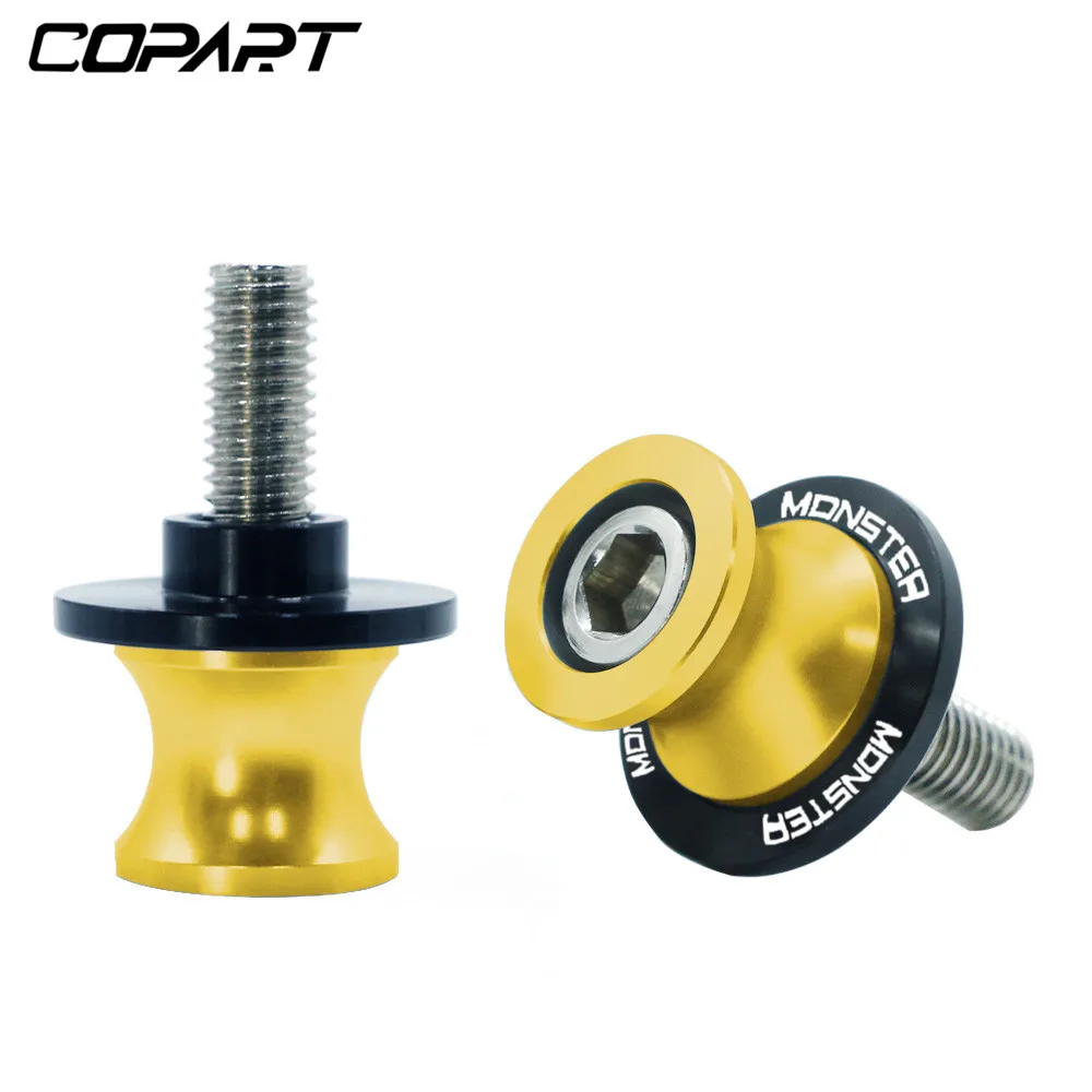 Мотоцикл 6 мм CNC SwingArm Слайдеры Катушки стенд винт для DUCATI MONSTER 695 696 796 797 821 800 Monster 1200S