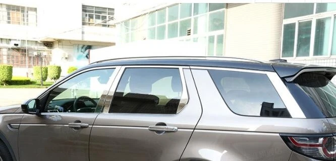 Для Land Rover Discovery Sport 2015 2016 2017 полная отделка оконного порога из нержавеющей стали