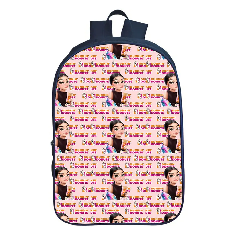 

Charli Damelio Backpack All-match Junior High School Student Schoolbag Kids Cartoons Bag Casual Teenage Customize Backpack