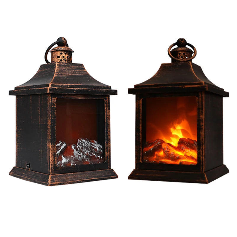 2021 Рождественское украшение настольная лампа с маслом светодиодный фонарь