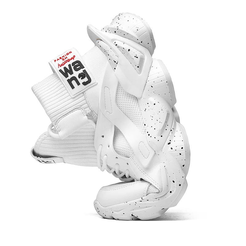 

Fashion High Top Sock Chunky Sneakers Breathable Casual Men Shoe Walking Soft Lightweight Big Size Tenis Masulino Zapatos Hombre