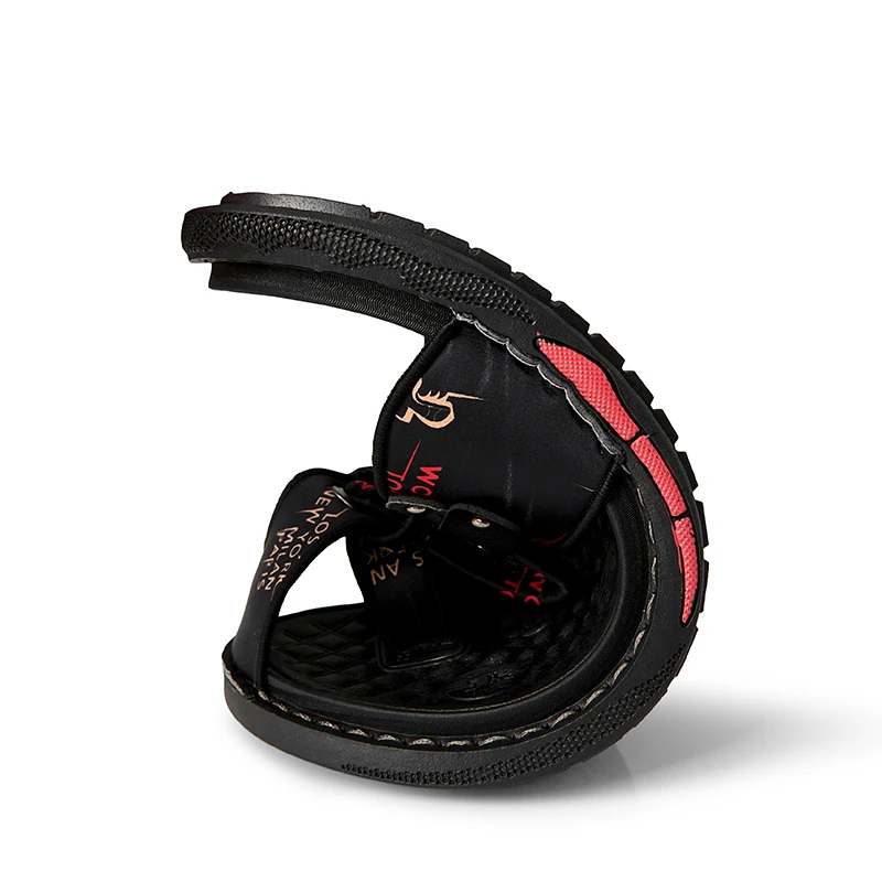 

2021 summer fashion slippers mens beach shoes comfortable and casual outdoor flip flops men's black non-slip walking shoes shoes