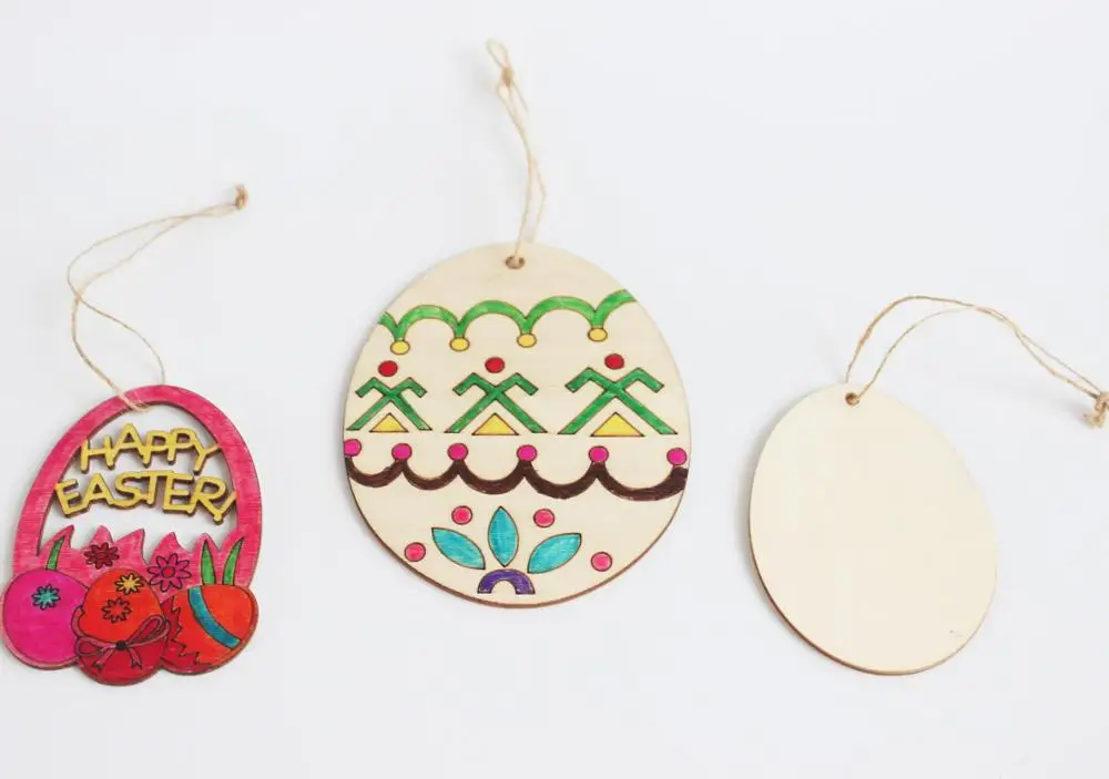 

10 шт. пасхальные деревянные яйца «сделай сам», творческие яйца на Пасху, украшение вечерние, пасхальное украшение для дома, товары для пасхи