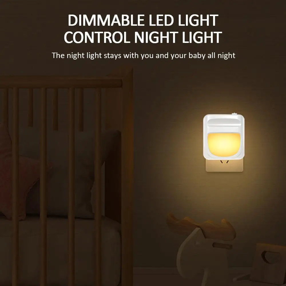 

Induction Light Automatic Ligh Sensing LED Dimmable Plug-In Indoor/Outdoor Wall Lamp Safety Lamp Night Light EU/US Plug Bedroom