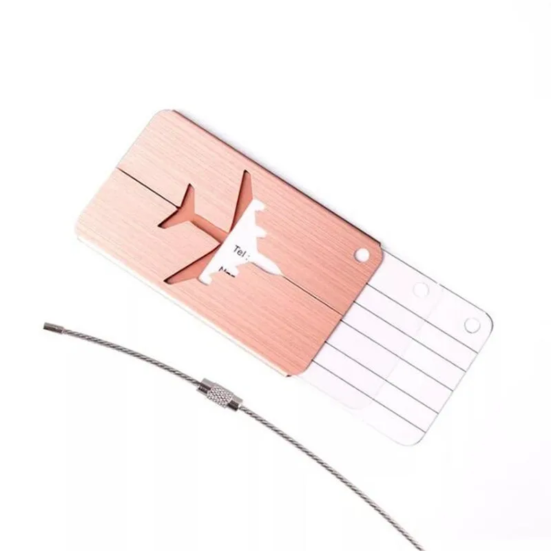 1 шт. бирки для багажа из алюминиевого сплава | Багаж и сумки