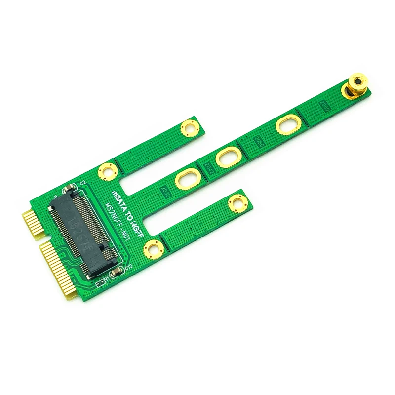 

MSATA к M.2 NGFF конвертер адаптеров карты 6,0 ГБ/сек. NGFF M.2 SATA-Bus SSD B Ключ к mSATA Male Riser M.2 адаптер для 2230-2280 M2 SSD