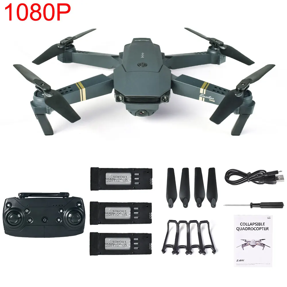 WIFI FPV с широкоугольной HD-камерой 1080P режим удержания высоты Складная рукоятка