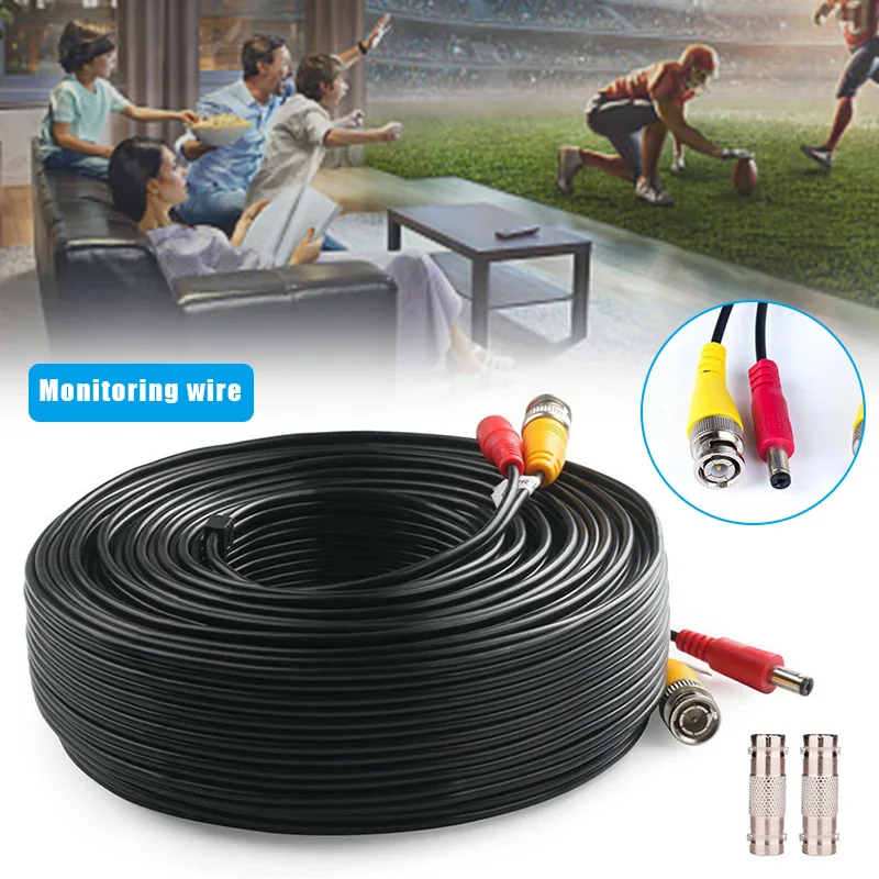 

Power Video Security Camera Cable 150Ft BNC Extension Wire Cord For CCTV DVR