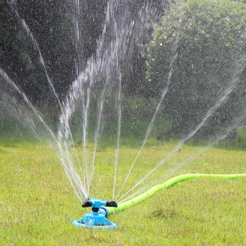 

360 градусов автоматический спринклеры для сада полива газон роторная насадка вращающийся распылитель воды Системы Садовые принадлежности