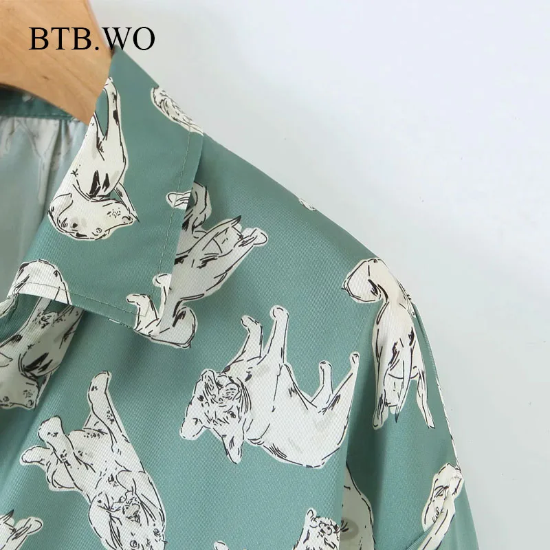 

BTB.WO 2020Za New Spring Autumn Thin Women Jacket Casual Basic Coat Pocket Zipper Jackets Print Female Windbreaker Loose Outwear