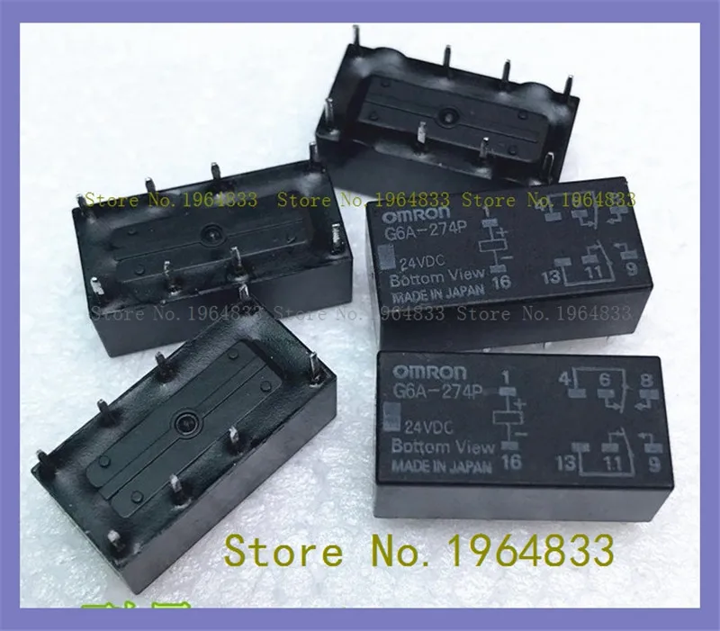 

G6A-274P 24VDC relay dip-8