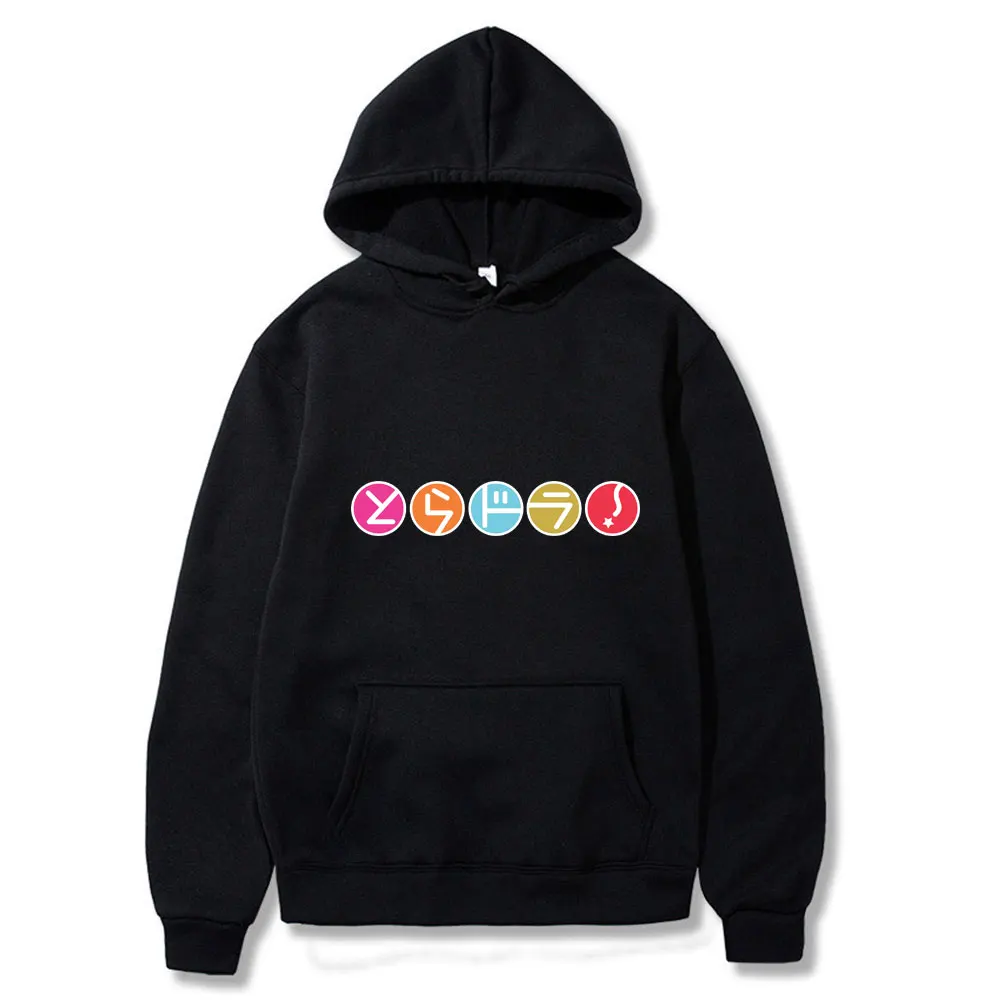 

Printed polar fleece hoodie Toradora Autumn and winter hoodie Casual Loose Hoodies men New Arrival Graphic Streetwear Tops