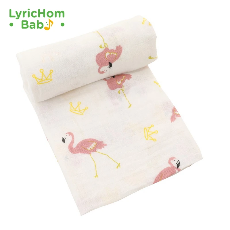 

LyricHom Baby Muslin Squares Baby Blankets Newborn Soft Swaddle Towel Bedding Cover Muslin Swaddle Wrap Breastfeeding Cover