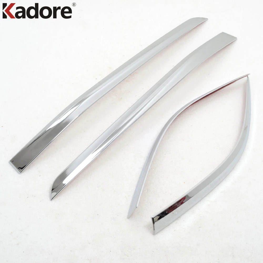 Хромированная накладка на передний и задний бампер автомобиля для Chevrolet Trax 2014 2016