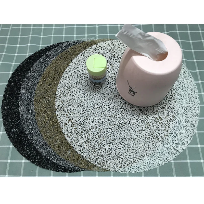 Подстилка под круглый стол Нескользящие подставки столовые коврики обеденный