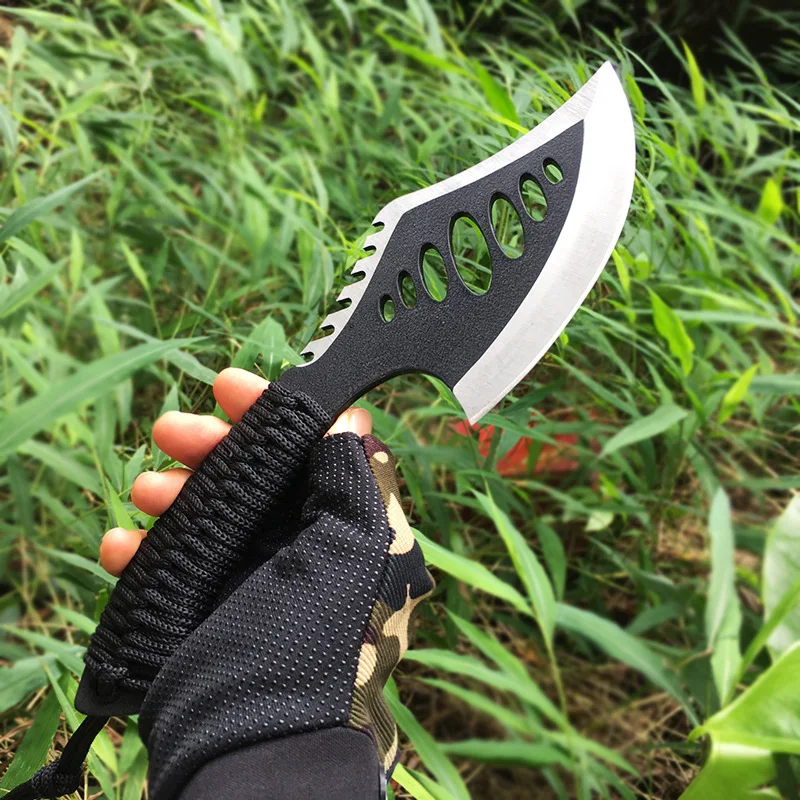 Топор для выживания с нейлоновой веревкой нескользящая ручка топор портативный