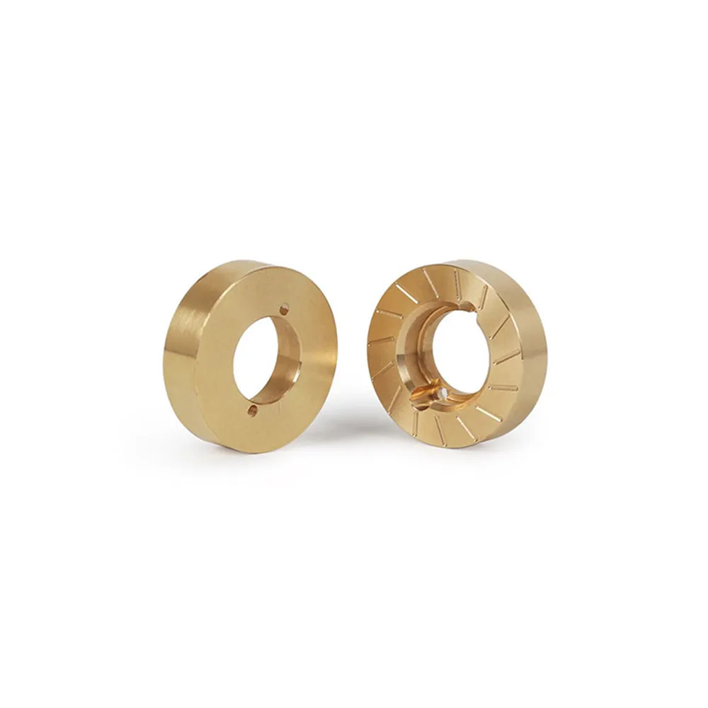 

Wheel Weights Steering Cup Brass Counterweights for Axial SCX10 II 90046 90047 1/10 RC Crawler Car Upgrade Parts