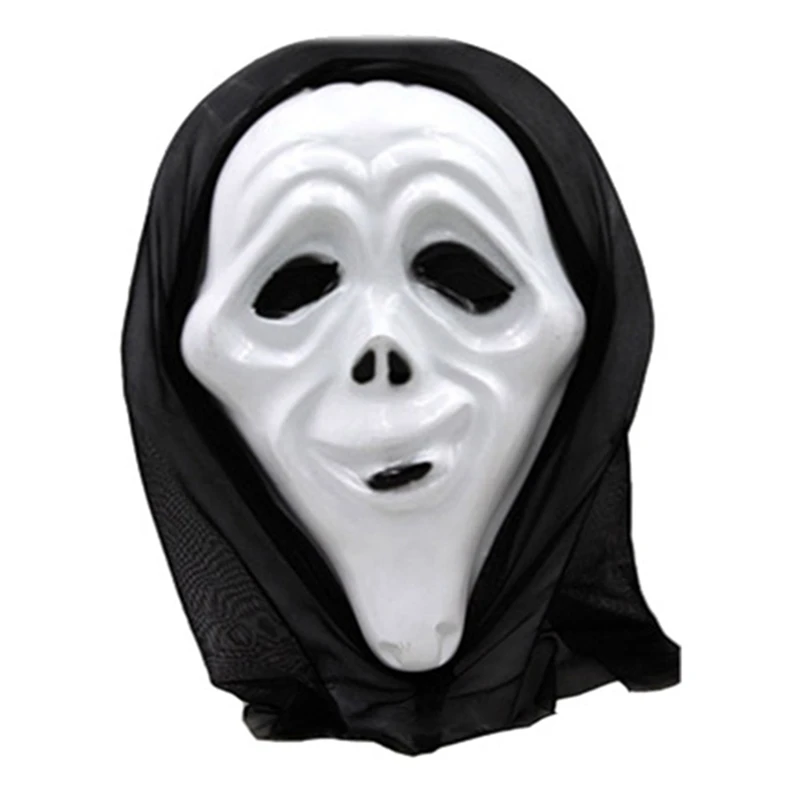 Маска призрак смерти с криком черепом многослойным лицом страшный Хэллоуин