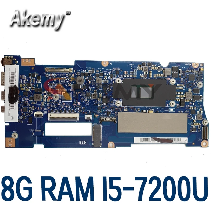 

Новая материнская плата 90MB0CW0-R00060 для ноутбука Asus UX330UAK UX330UA UX330U U3000U, материнская плата с ОЗУ 8 Гб i5-7200U SR2ZU