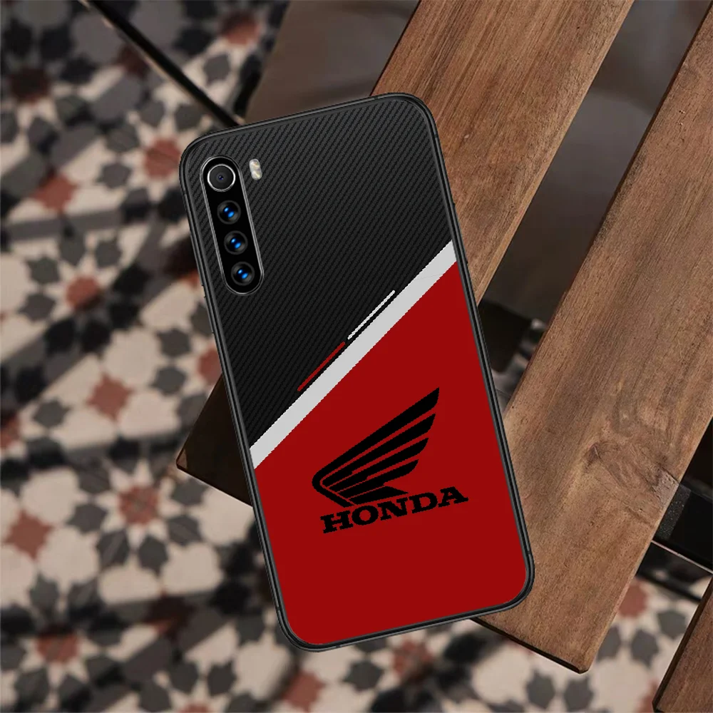 

Japanese Racing Honda Motorcycle Phone Case For XIAOMI Redmi Note 9 8 7 6 S A 10 A T S PRO K40 black Funda Trend Coque Fashion