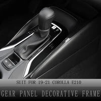 gear panel center console covers for toyoto corolla e20 2020 2021 gear panel decorative frame trim car interior accessories