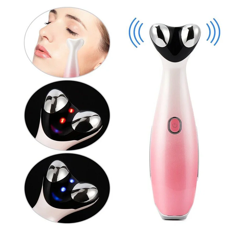 Face Massager Microcurrent Galvanica Anti-aging Facial Eye Slimming Massage Machine Lifting RF Photon Beauty Instruments