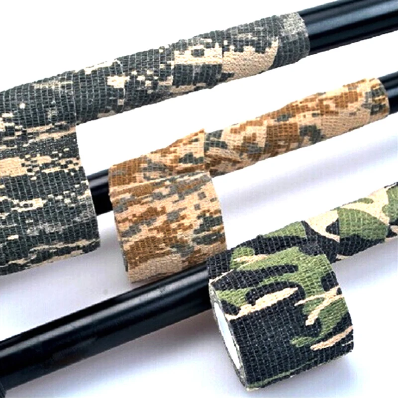 5cmx4.5m Army Camo Outdoor Hunting Shooting Tool Camouflage Stealth Tape Waterproof Wrap Durable new arrival | Спорт и развлечения