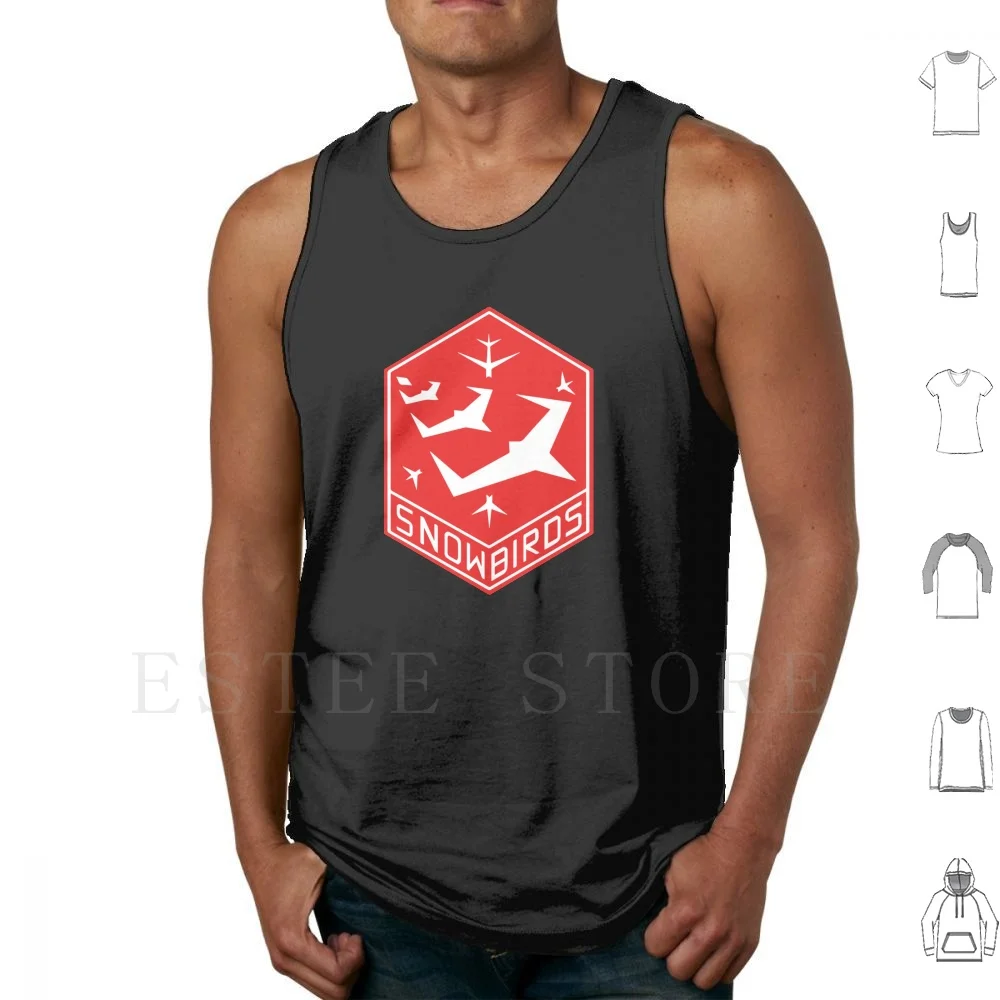 

Snowbirds Air Demonstration Squadron Insignia Tank Tops Vest Cotton Snowbirds Air Demonstration Squadron Insignia 431 Sqn 431
