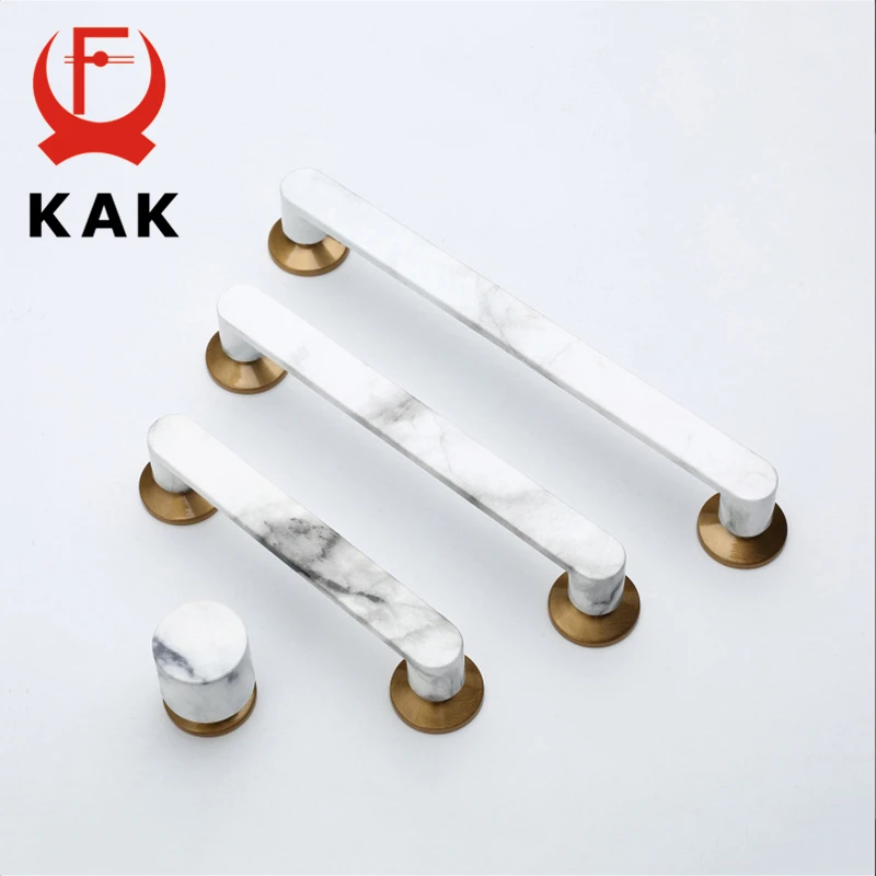 KAK мраморные ручки для шкафа в римском стиле роскошные ящика и дверная ручка