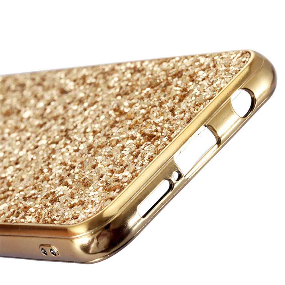 Роскошный блестящий чехол из золотой фольги для телефона Huawei P30 Pro P20 Mate 20 Lite Y5 Y6 2019